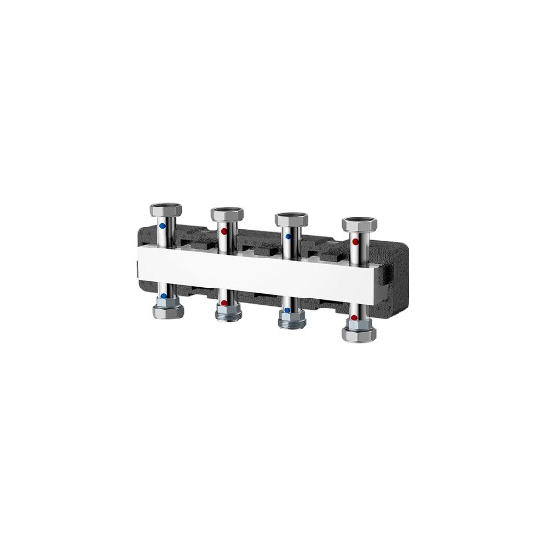 Распределительный коллектор Varmega V-Flow до 3-х контуров, нержавеющая сталь
