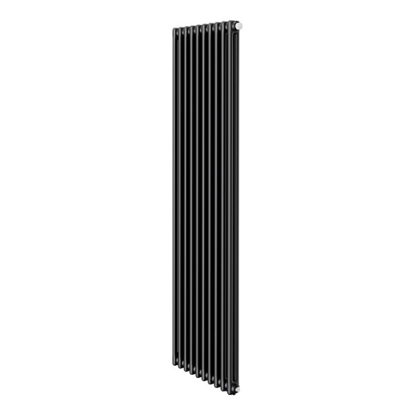 Стальной трубчатый радиатор Royal Thermo Insignia VC2180 - 10 секций, черный цвет