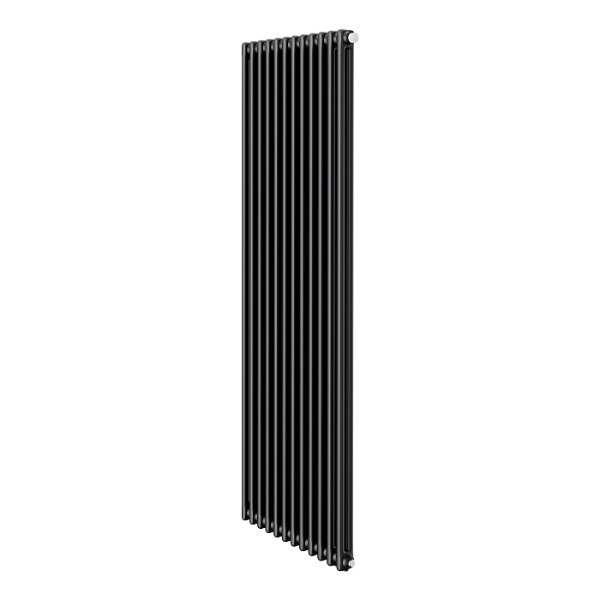 Стальной трубчатый радиатор Royal Thermo Insignia VC2180 - 12 секций, черный цвет