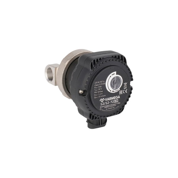 Циркуляционный насос для ГВС с частотным регулированием Varmega VMCP10 12/1.2 72, база 72 мм, для ГВС с частотным регулированием